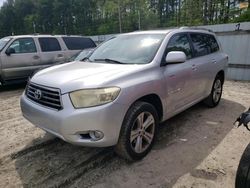 Salvage cars for sale at Seaford, DE auction: 2008 Toyota Highlander Sport
