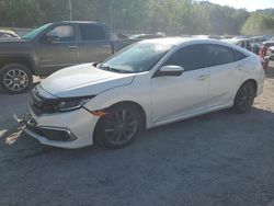 Salvage cars for sale at Hurricane, WV auction: 2019 Honda Civic EX