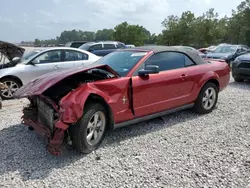 Salvage cars for sale at Houston, TX auction: 2007 Ford Mustang