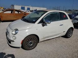 Salvage cars for sale at Haslet, TX auction: 2013 Fiat 500 Lounge