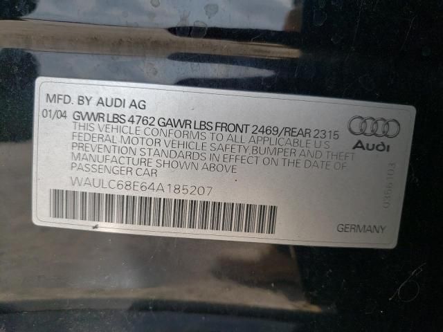2004 Audi A4 1.8T Quattro