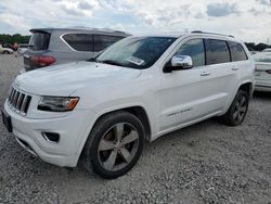 Jeep Grand Cherokee Overland salvage cars for sale: 2014 Jeep Grand Cherokee Overland