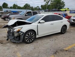 Salvage cars for sale at Wichita, KS auction: 2018 Nissan Altima 2.5