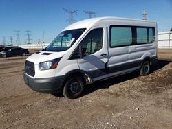 Salvage trucks for sale at Elgin, IL auction: 2016 Ford Transit T-350