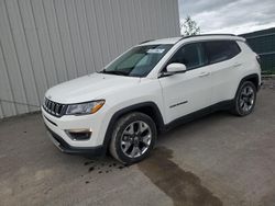 Salvage cars for sale at Duryea, PA auction: 2021 Jeep Compass Limited