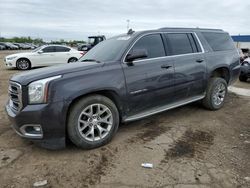 Salvage cars for sale at Woodhaven, MI auction: 2015 GMC Yukon XL K1500 SLT