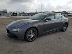 Salvage cars for sale from Copart Homestead, FL: 2015 Maserati Ghibli