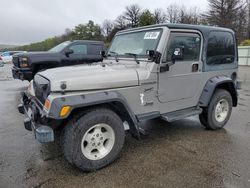 Salvage cars for sale from Copart Brookhaven, NY: 2002 Jeep Wrangler / TJ Sport