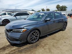 Salvage cars for sale from Copart San Diego, CA: 2022 Honda Civic Sport Touring