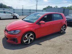 Volkswagen salvage cars for sale: 2018 Volkswagen GTI S/SE