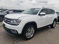 2019 Volkswagen Atlas SEL en venta en Grand Prairie, TX