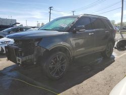 Salvage cars for sale from Copart Chicago Heights, IL: 2017 Ford Explorer XLT