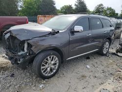 Salvage cars for sale from Copart Madisonville, TN: 2014 Dodge Durango Citadel