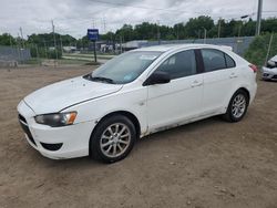 Salvage cars for sale from Copart Baltimore, MD: 2011 Mitsubishi Lancer ES/ES Sport