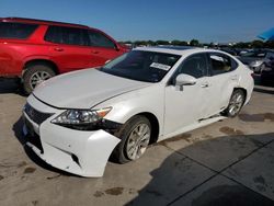 Salvage cars for sale at Grand Prairie, TX auction: 2014 Lexus ES 300H