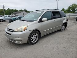 Toyota Sienna xle salvage cars for sale: 2005 Toyota Sienna XLE