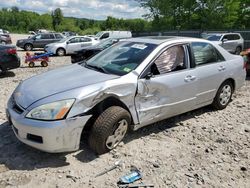 Salvage cars for sale at Candia, NH auction: 2006 Honda Accord EX