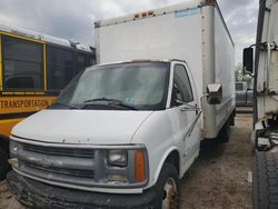 Salvage trucks for sale at Elgin, IL auction: 2002 Chevrolet Express G3500