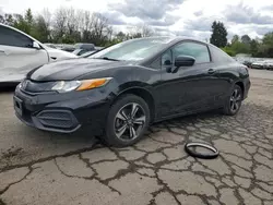 Salvage cars for sale from Copart Portland, OR: 2015 Honda Civic EX
