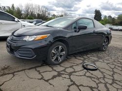 Honda salvage cars for sale: 2015 Honda Civic EX