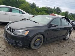 Salvage cars for sale at Mendon, MA auction: 2011 Volkswagen Jetta SE