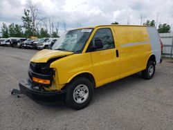 Salvage cars for sale from Copart Angola, NY: 2018 Chevrolet Express G2500