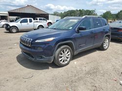 Salvage cars for sale at Greenwell Springs, LA auction: 2015 Jeep Cherokee Limited