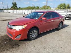 Salvage cars for sale at Miami, FL auction: 2014 Toyota Camry L