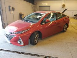 Salvage cars for sale from Copart Wheeling, IL: 2018 Toyota Prius Prime