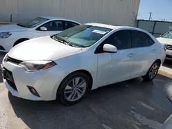 Salvage cars for sale from Copart Haslet, TX: 2014 Toyota Corolla ECO