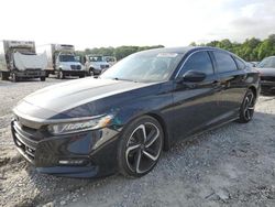 Salvage cars for sale at Ellenwood, GA auction: 2018 Honda Accord Sport