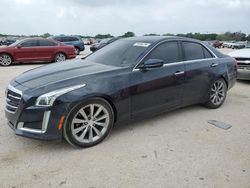 Salvage cars for sale at San Antonio, TX auction: 2016 Cadillac CTS