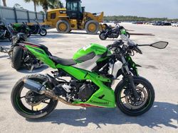 Salvage motorcycles for sale at Fort Pierce, FL auction: 2023 Kawasaki EX400