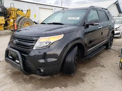 Salvage cars for sale at Pekin, IL auction: 2013 Ford Explorer XLT