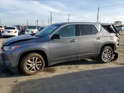 Salvage cars for sale from Copart Los Angeles, CA: 2020 Chevrolet Traverse LS