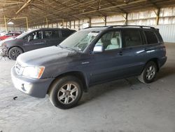 Salvage cars for sale from Copart Phoenix, AZ: 2001 Toyota Highlander