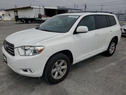 Salvage cars for sale at Sun Valley, CA auction: 2010 Toyota Highlander SE