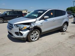 Salvage cars for sale at Wilmer, TX auction: 2017 Ford Escape SE