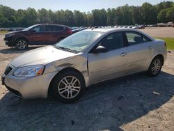 Salvage cars for sale from Copart Charles City, VA: 2006 Pontiac G6 SE1