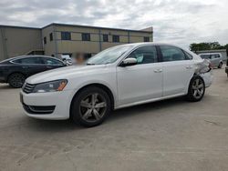 Salvage cars for sale at Wilmer, TX auction: 2014 Volkswagen Passat SE