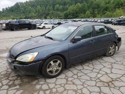 Salvage cars for sale at Hurricane, WV auction: 2005 Honda Accord Hybrid