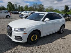 Salvage cars for sale from Copart Portland, OR: 2017 Audi Q3 Premium Plus