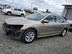 Salvage cars for sale at Eugene, OR auction: 2016 Volkswagen Passat S