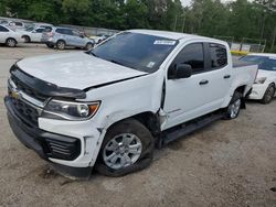 Salvage cars for sale at Greenwell Springs, LA auction: 2021 Chevrolet Colorado