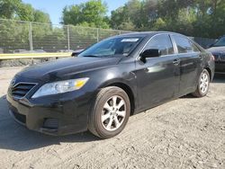Salvage cars for sale at Waldorf, MD auction: 2011 Toyota Camry Base