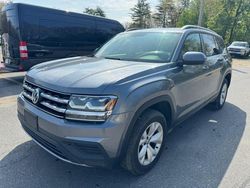 Salvage cars for sale at North Billerica, MA auction: 2018 Volkswagen Atlas