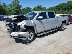 Salvage cars for sale from Copart Ellwood City, PA: 2016 Chevrolet Silverado K1500 LT