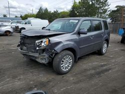 Salvage cars for sale at Denver, CO auction: 2015 Honda Pilot EX