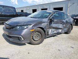 Salvage cars for sale at Jacksonville, FL auction: 2020 Honda Civic LX