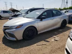 Salvage cars for sale from Copart Elgin, IL: 2021 Toyota Camry XSE